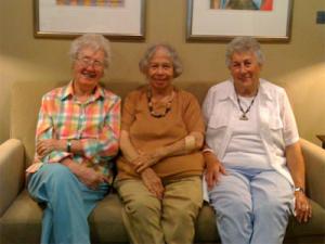 Lesley Watson, Shirley Cooke Anderson, and Jane Hastings